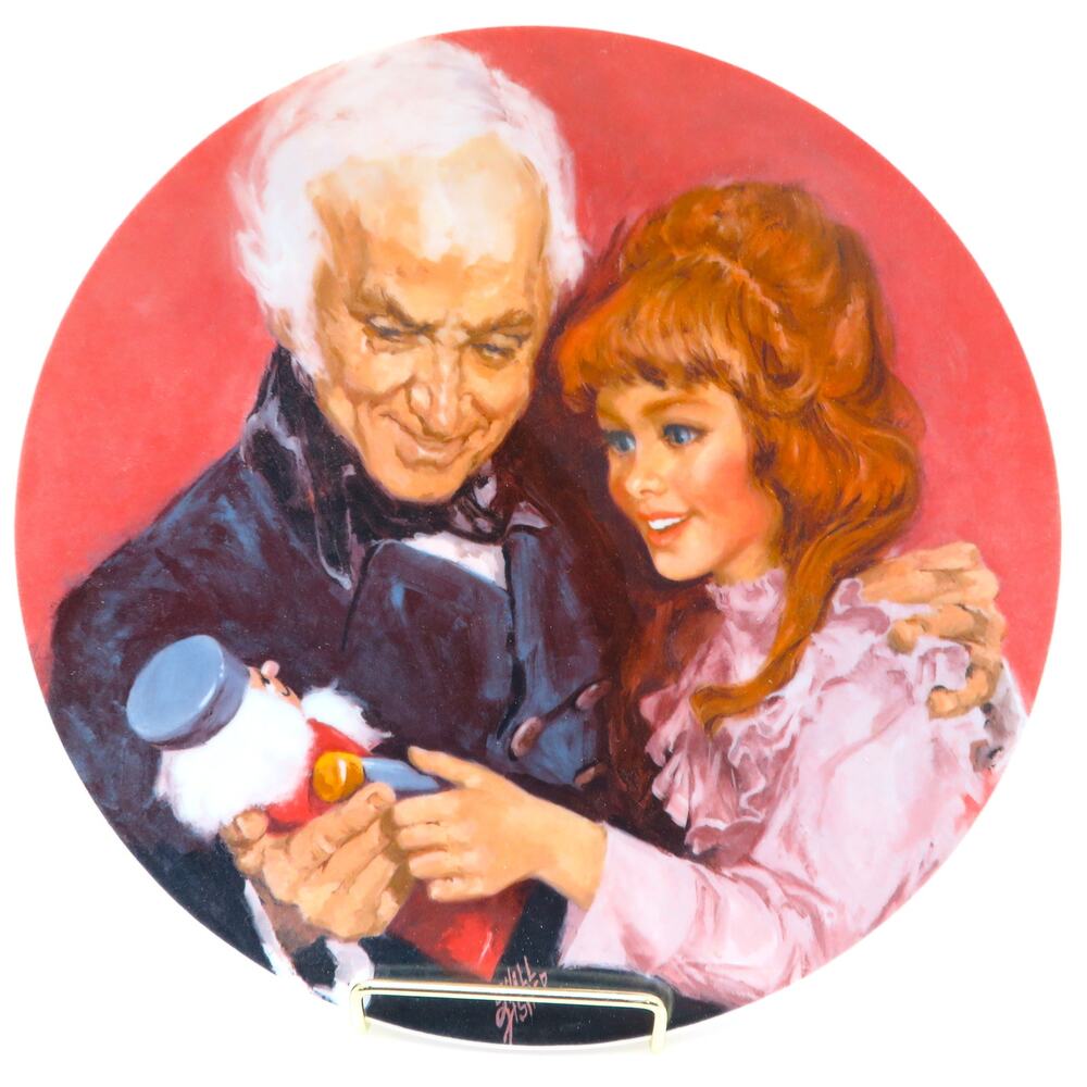 Viletta China Shell Fisher Nutcracker Ballet Plate “A Gift from Godfather” 1979